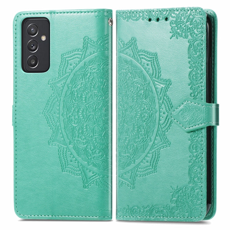 For Samsung Galaxy A82 5G Mandala Embossing Pattern Horizontal Flip Leather Case with Holder & Card Slots & Wallet & Lanyard