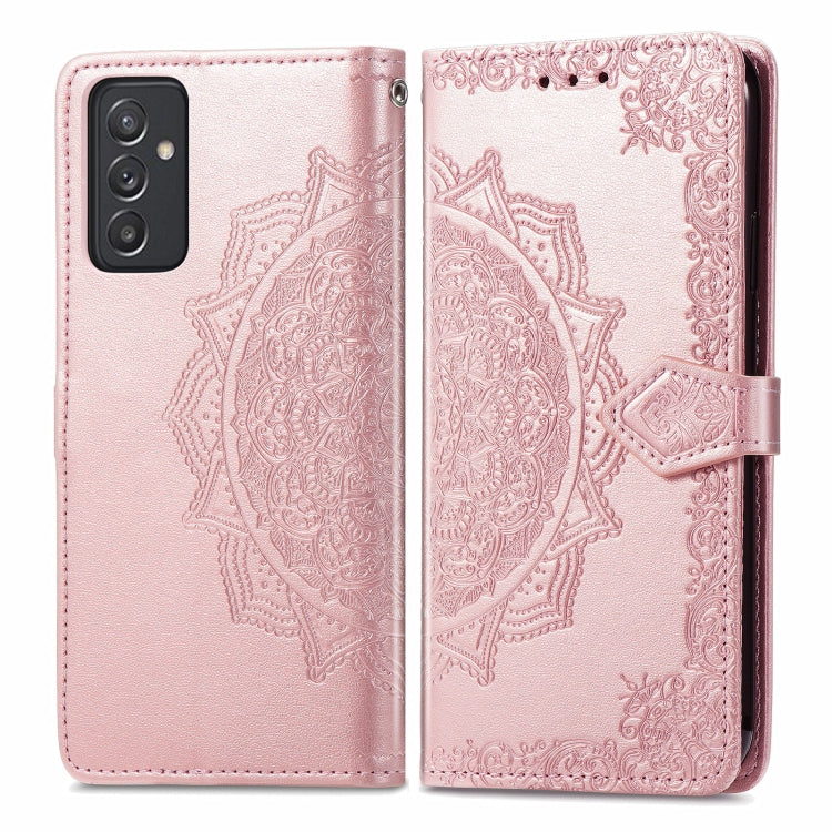 For Samsung Galaxy A82 5G Mandala Embossing Pattern Horizontal Flip Leather Case with Holder & Card Slots & Wallet & Lanyard