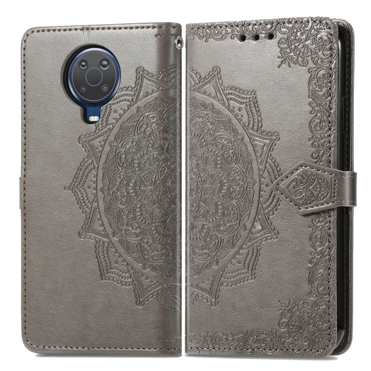 For Nokia 6.3 Mandala Embossing Pattern Horizontal Flip Leather Case with Holder & Card Slots & Wallet & Lanyard