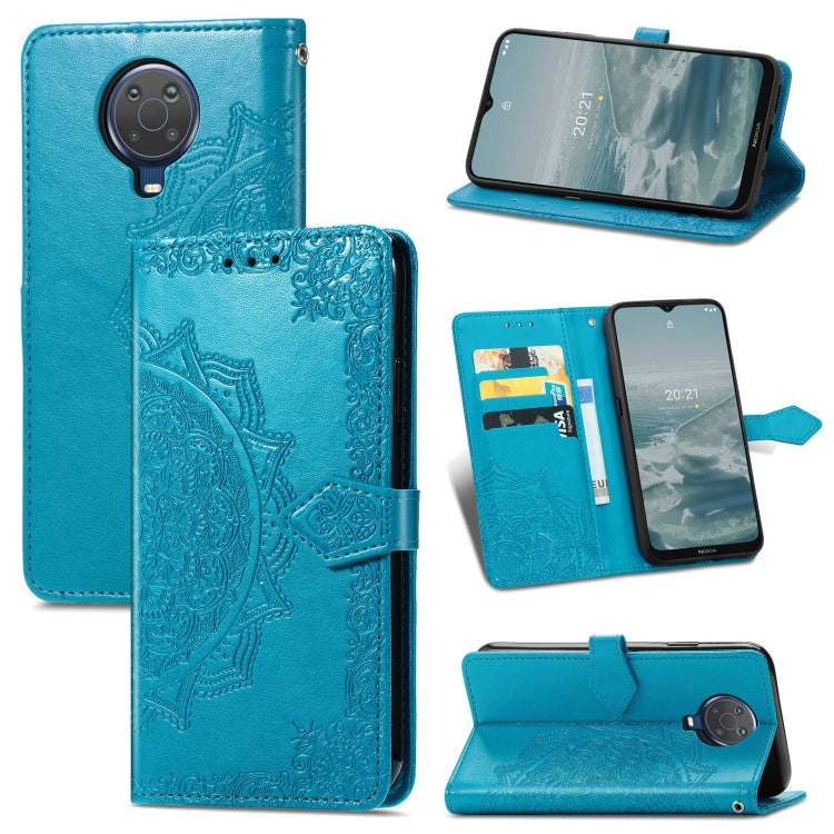 For Nokia 6.3 Mandala Embossing Pattern Horizontal Flip Leather Case with Holder & Card Slots & Wallet & Lanyard