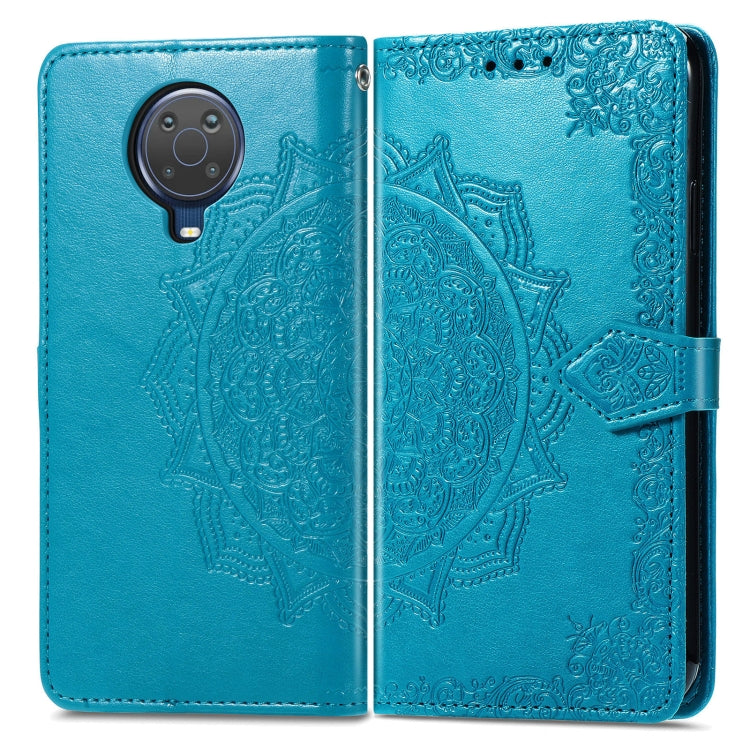 For Nokia 6.3 Mandala Embossing Pattern Horizontal Flip Leather Case with Holder & Card Slots & Wallet & Lanyard