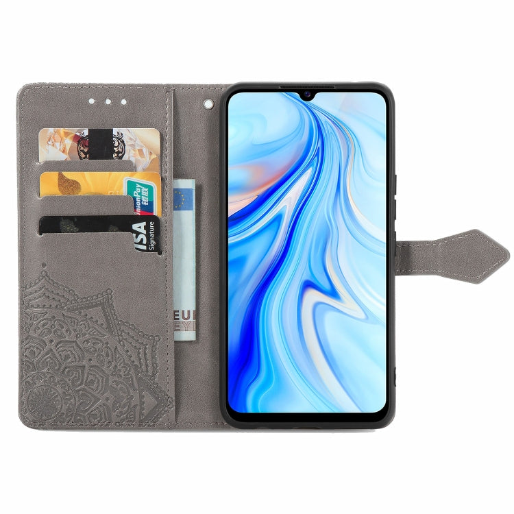 For vivo V20 SE Mandala Embossing Pattern Horizontal Flip Leather Case with Holder & Card Slots & Wallet & Lanyard