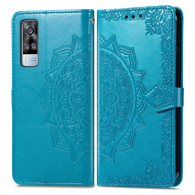 For vivo Y51 Mandala Embossing Pattern Horizontal Flip Leather Case with Holder & Card Slots & Wallet & Lanyard