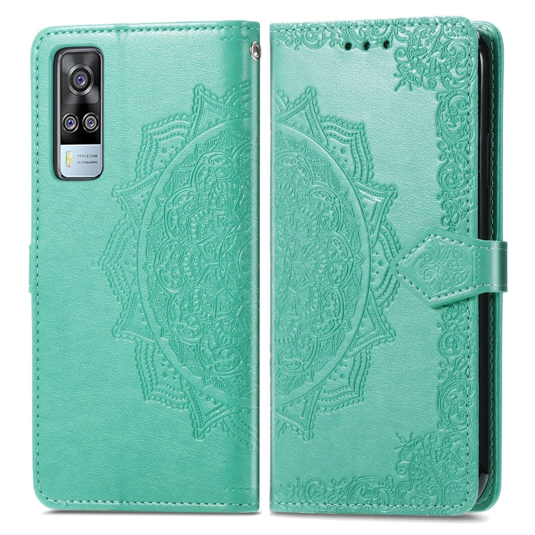 For vivo Y51 Mandala Embossing Pattern Horizontal Flip Leather Case with Holder & Card Slots & Wallet & Lanyard