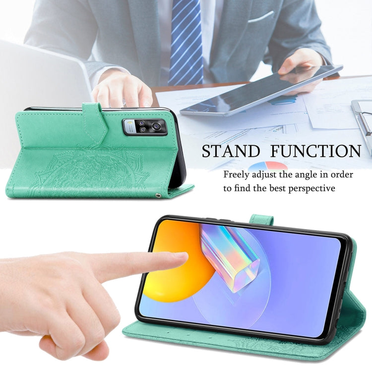 For vivo Y51 Mandala Embossing Pattern Horizontal Flip Leather Case with Holder & Card Slots & Wallet & Lanyard