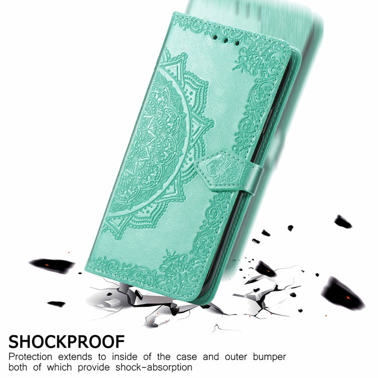 For Xiaomi Mi 11 Pro Mandala Embossing Pattern Horizontal Flip Leather Case with Holder & Card Slots & Wallet & Lanyard