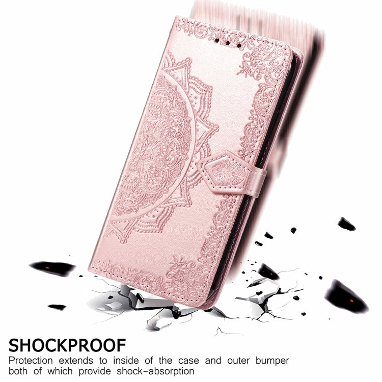 For Xiaomi Mi 11 Pro Mandala Embossing Pattern Horizontal Flip Leather Case with Holder & Card Slots & Wallet & Lanyard