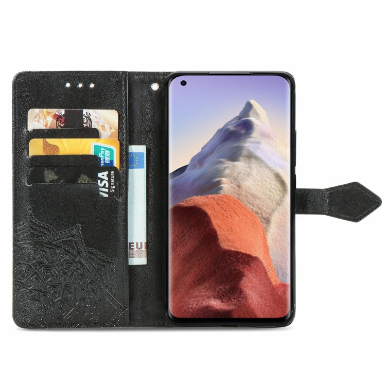 For Xiaomi Mi 11 Ultra Mandala Embossing Pattern Horizontal Flip Leather Case with Holder & Card Slots & Wallet & Lanyard