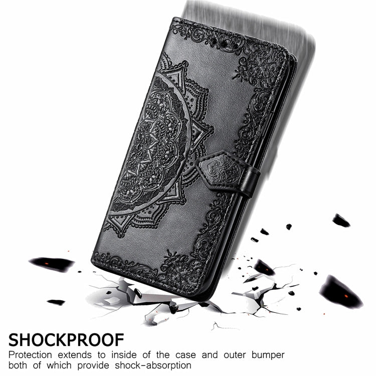 For Xiaomi Mi 11 Ultra Mandala Embossing Pattern Horizontal Flip Leather Case with Holder & Card Slots & Wallet & Lanyard