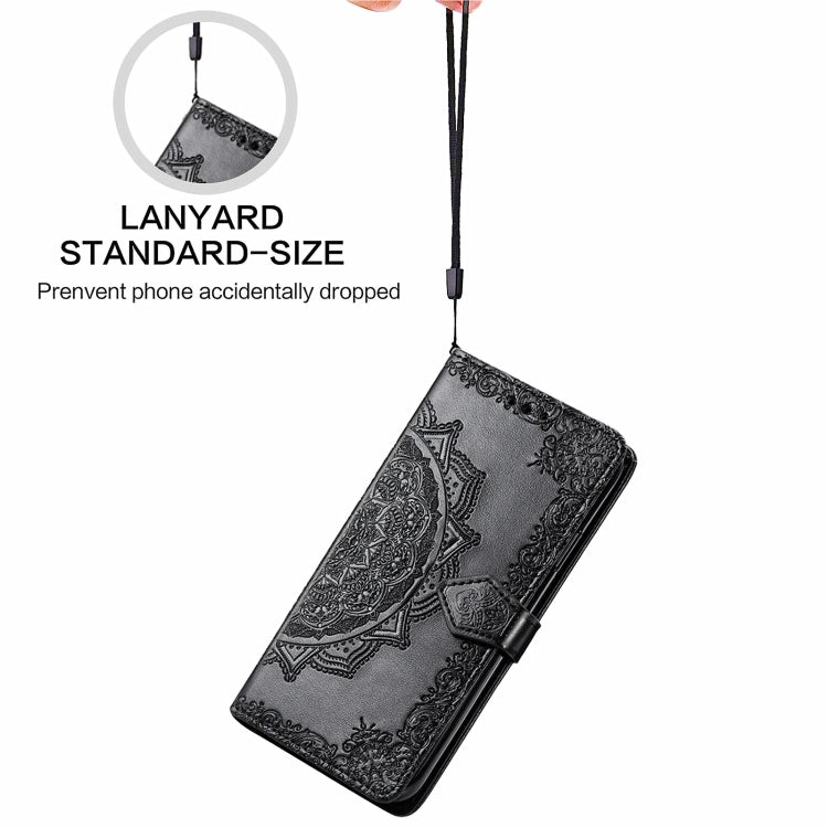 For Xiaomi Mi 11 Ultra Mandala Embossing Pattern Horizontal Flip Leather Case with Holder & Card Slots & Wallet & Lanyard