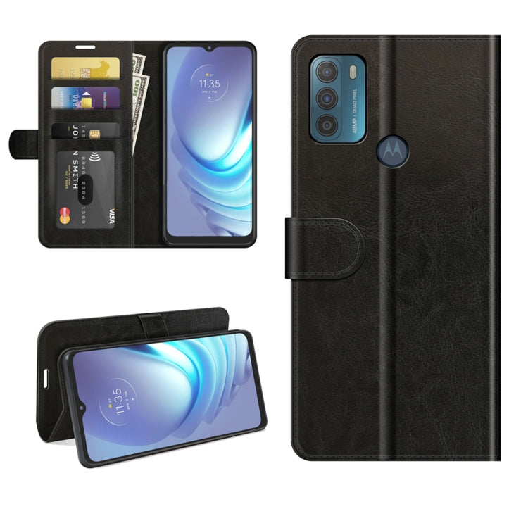 For Motorola Moto G50 R64 Texture Single Horizontal Flip Protective Case with Holder & Card Slots & Wallet& Photo Frame
