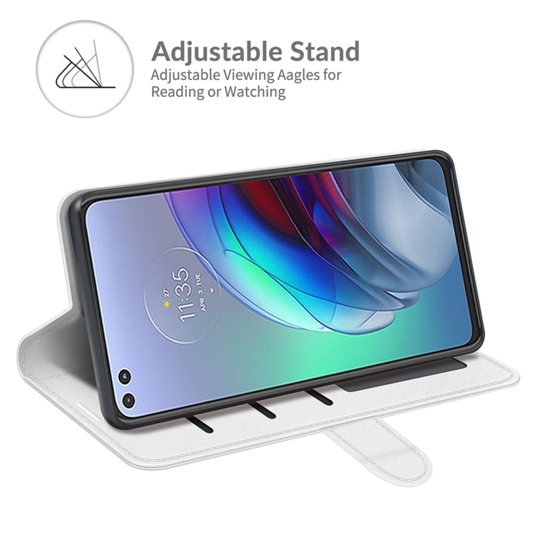 For Motorola Moto Edge S/G100 R64 Texture Single Horizontal Flip Protective Case with Holder & Card Slots & Wallet& Photo Frame