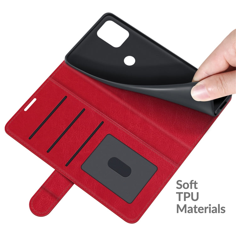 For Motorola Moto Edge S/G100 R64 Texture Single Horizontal Flip Protective Case with Holder & Card Slots & Wallet& Photo Frame