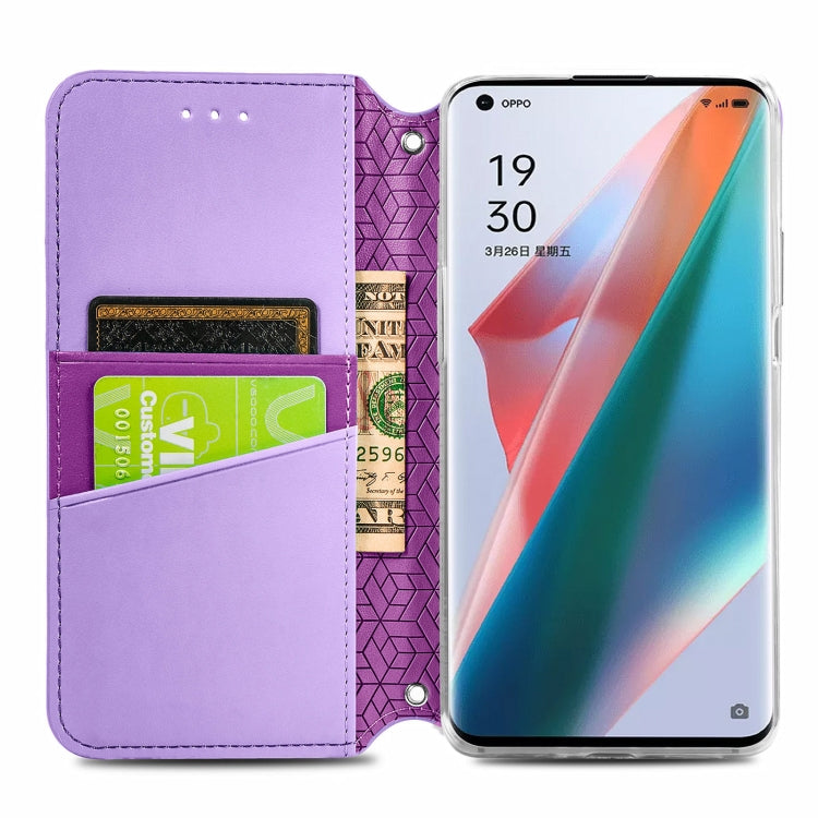 For OPPO Find X3 Pro / Find X3 Blooming Mandala Embossed Pattern Magnetic Horizontal Flip Leather Case with Holder & Card Slots & Wallet