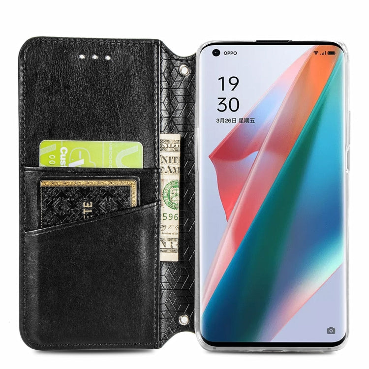 For OPPO Find X3 Pro / Find X3 Blooming Mandala Embossed Pattern Magnetic Horizontal Flip Leather Case with Holder & Card Slots & Wallet