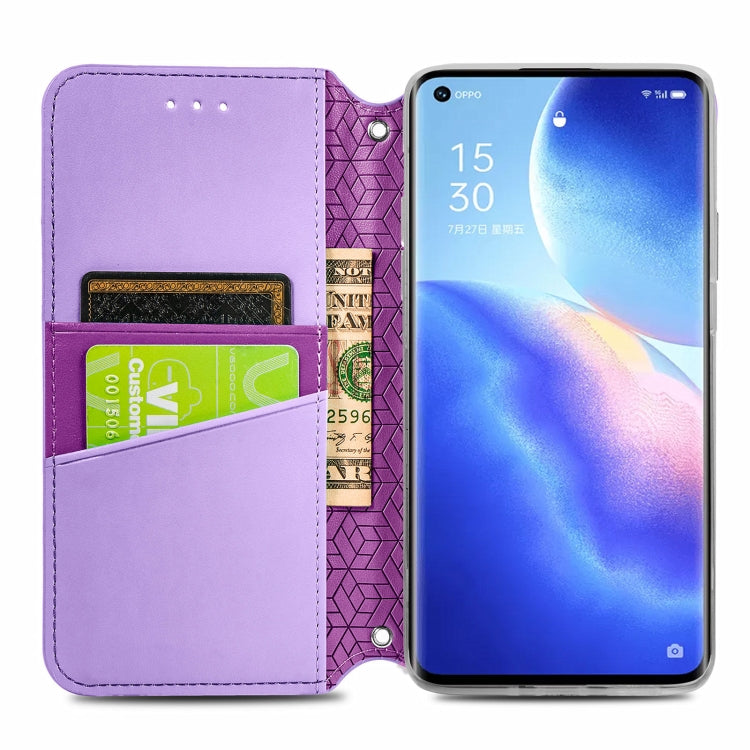 For OPPO Reno5 Pro+ 5G / X3 Neo Blooming Mandala Embossed Pattern Magnetic Horizontal Flip Leather Case with Holder & Card Slots & Wallet