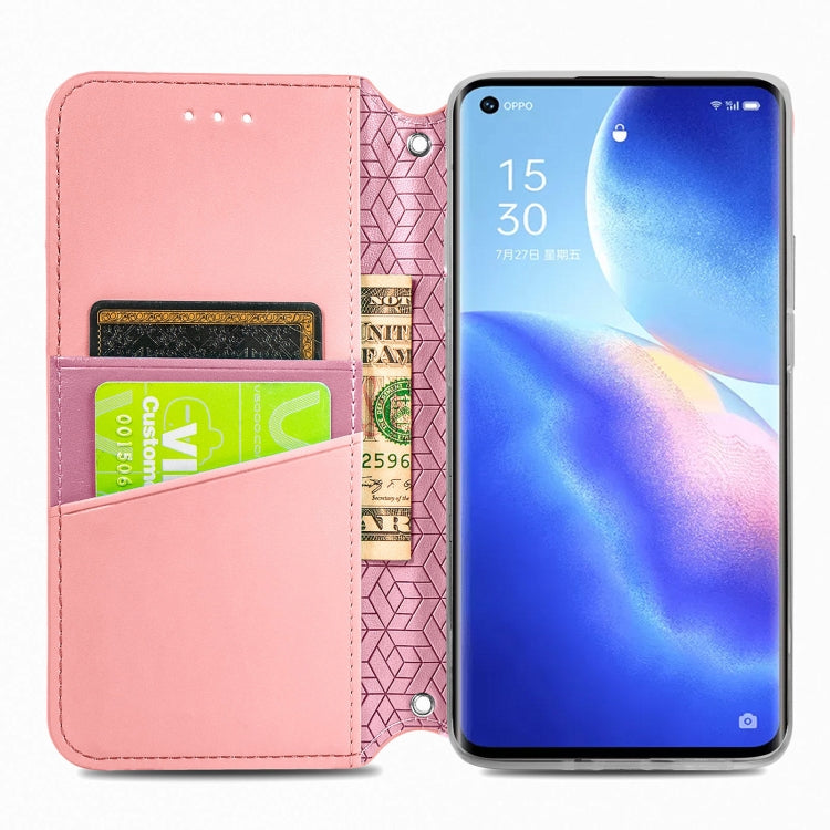 For OPPO Reno5 Pro+ 5G / X3 Neo Blooming Mandala Embossed Pattern Magnetic Horizontal Flip Leather Case with Holder & Card Slots & Wallet
