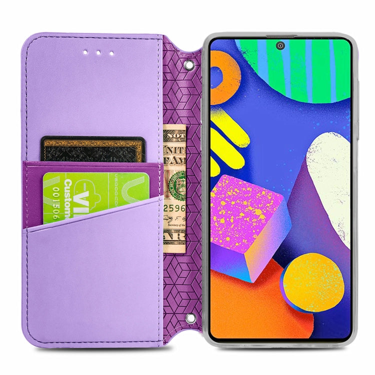 For Samsung Galaxy F62 Blooming Mandala Embossed Pattern Magnetic Horizontal Flip Leather Case with Holder & Card Slots & Wallet