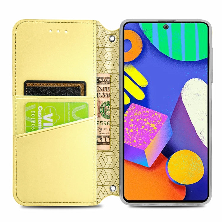For Samsung Galaxy F62 Blooming Mandala Embossed Pattern Magnetic Horizontal Flip Leather Case with Holder & Card Slots & Wallet
