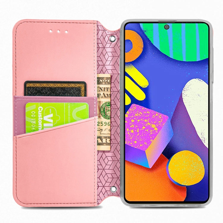 For Samsung Galaxy F62 Blooming Mandala Embossed Pattern Magnetic Horizontal Flip Leather Case with Holder & Card Slots & Wallet