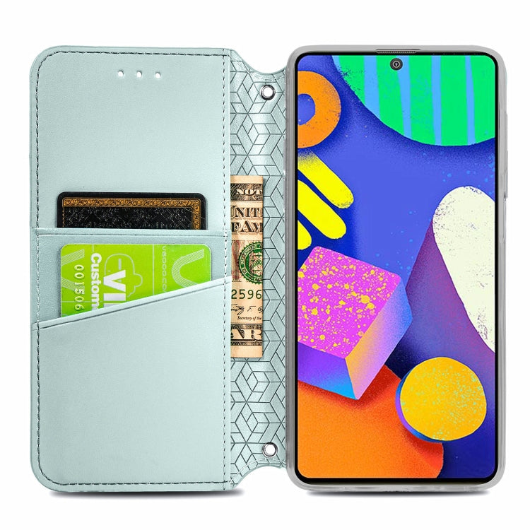 For Samsung Galaxy F62 Blooming Mandala Embossed Pattern Magnetic Horizontal Flip Leather Case with Holder & Card Slots & Wallet