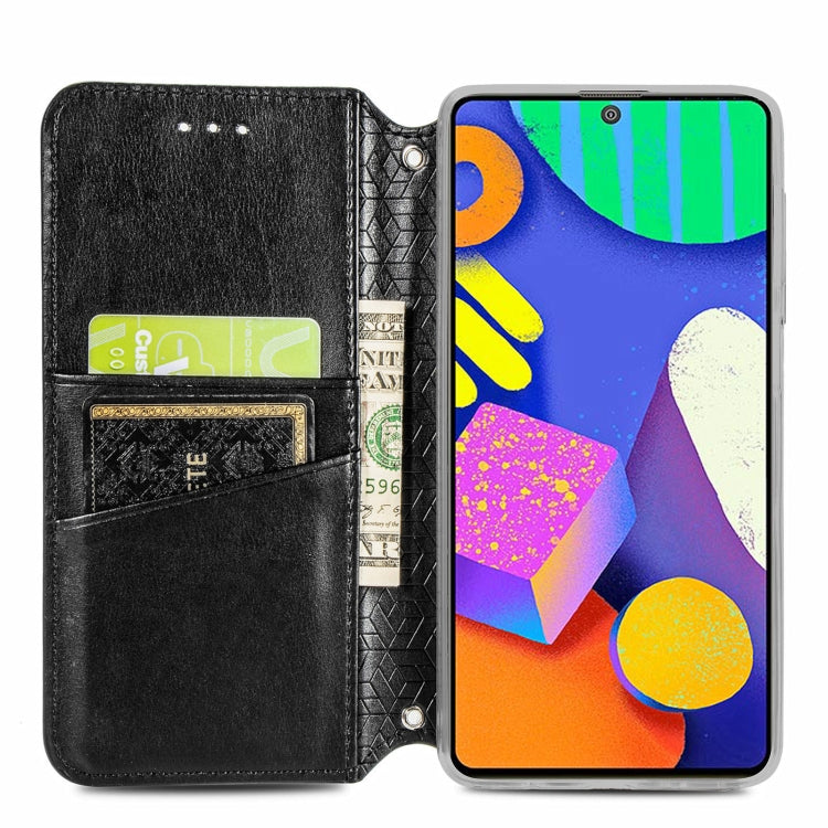 For Samsung Galaxy F62 Blooming Mandala Embossed Pattern Magnetic Horizontal Flip Leather Case with Holder & Card Slots & Wallet