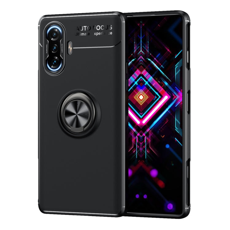 For Xiaomi Redmi K40 Gaming Metal Ring Holder 360 Degree Rotating TPU Case