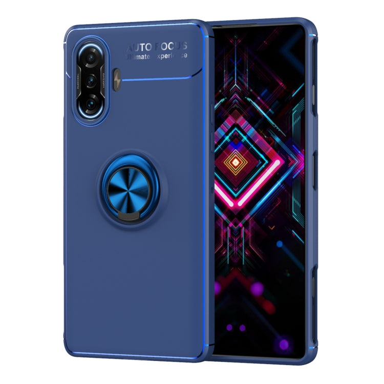 For Xiaomi Redmi K40 Gaming Metal Ring Holder 360 Degree Rotating TPU Case