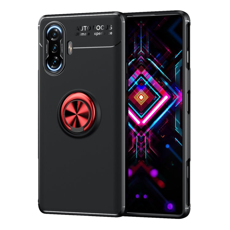 For Xiaomi Redmi K40 Gaming Metal Ring Holder 360 Degree Rotating TPU Case