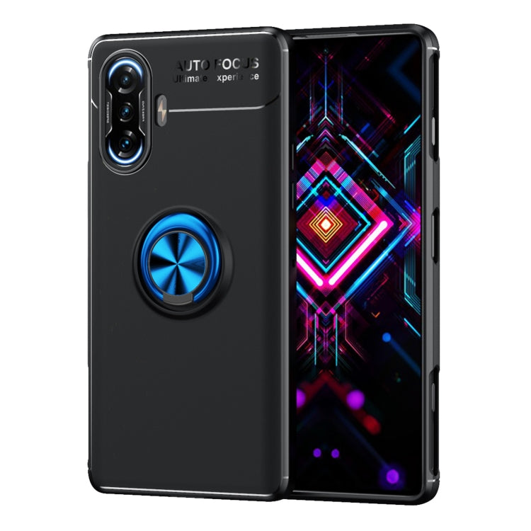 For Xiaomi Redmi K40 Gaming Metal Ring Holder 360 Degree Rotating TPU Case