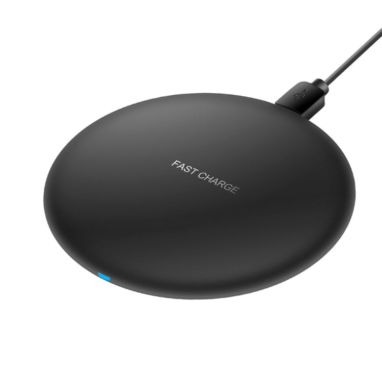 XJ-68 ultra-thin wireless charger for iPhone, Huawei, Samsung, Xiaomi Black