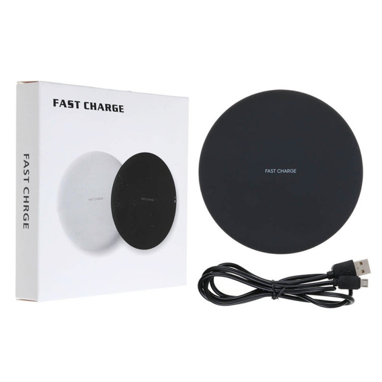 XJ-68 ultra-thin wireless charger for iPhone, Huawei, Samsung, Xiaomi Black