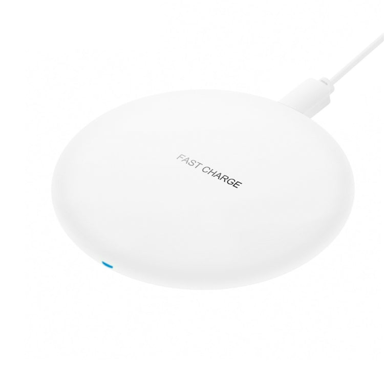 XJ-68 ultra-thin wireless charger for iPhone, Huawei, Samsung, Xiaomi White