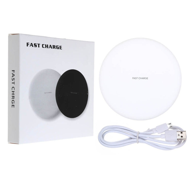 XJ-68 ultra-thin wireless charger for iPhone, Huawei, Samsung, Xiaomi White
