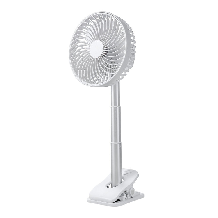 Multi-function Adjustable USB Charging Clip Desktop Electric Fan, 4 Speed Control