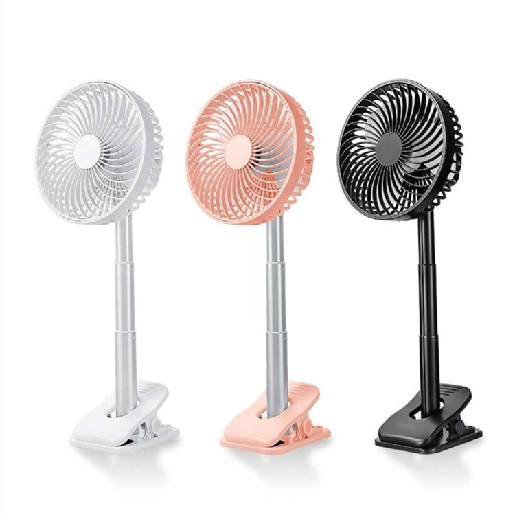 Multi-function Adjustable USB Charging Clip Desktop Electric Fan, 4 Speed Control