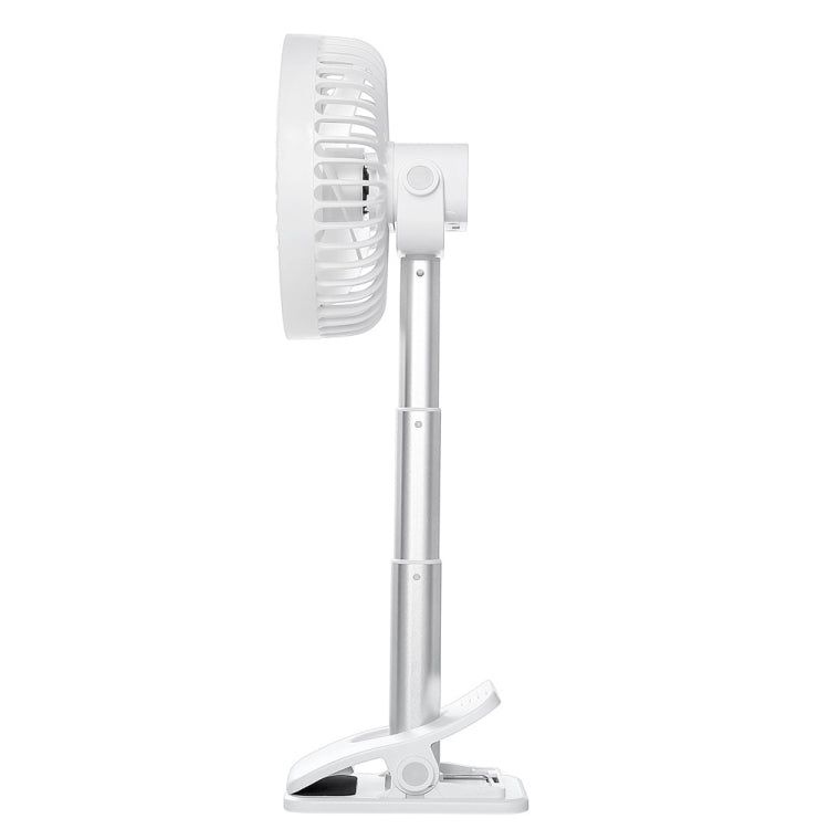 Multi-function Adjustable USB Charging Clip Desktop Electric Fan, 4 Speed Control