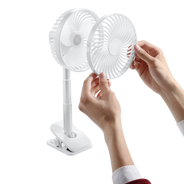 Multi-function Adjustable USB Charging Clip Desktop Electric Fan, 4 Speed Control