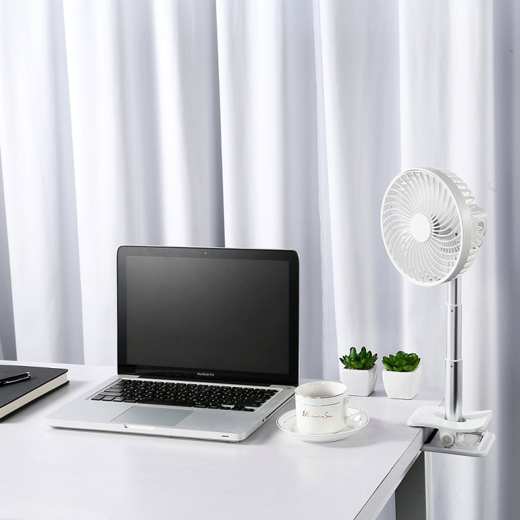 Multi-function Adjustable USB Charging Clip Desktop Electric Fan, 4 Speed Control