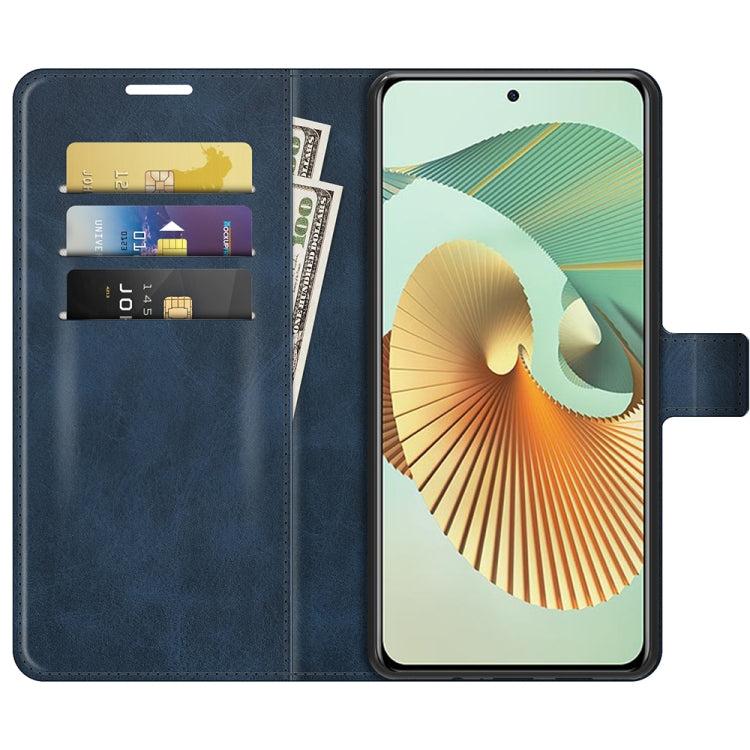 For ZTE Axon 30 Pro Retro Calf Pattern Buckle Horizontal Flip Leather Case with Holder & Card Slots & Wallet