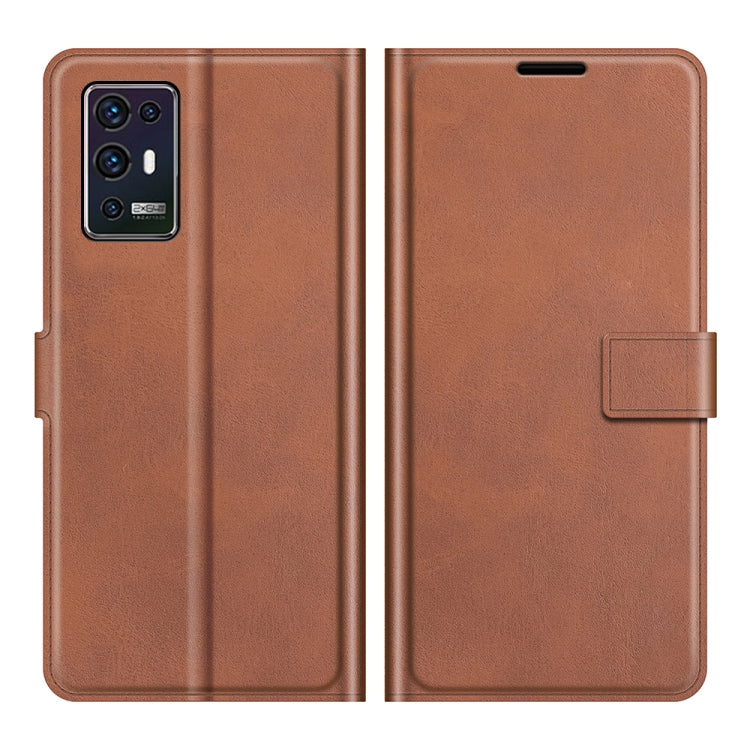 For ZTE Axon 30 Pro Retro Calf Pattern Buckle Horizontal Flip Leather Case with Holder & Card Slots & Wallet
