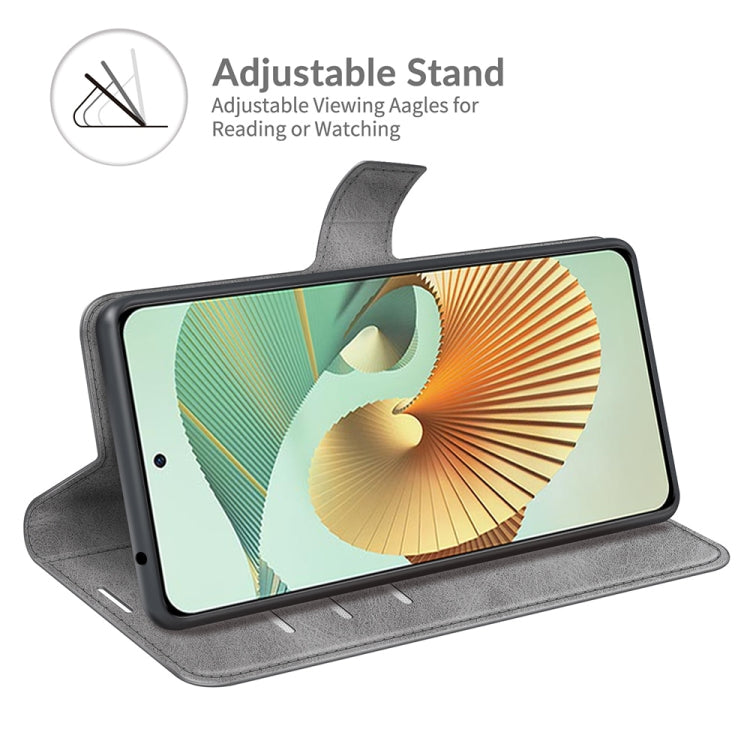 For ZTE Axon 30 Pro Retro Calf Pattern Buckle Horizontal Flip Leather Case with Holder & Card Slots & Wallet