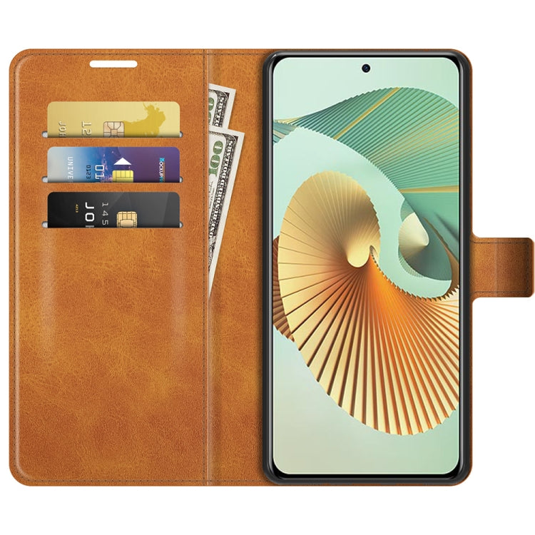 For ZTE Axon 30 Pro Retro Calf Pattern Buckle Horizontal Flip Leather Case with Holder & Card Slots & Wallet