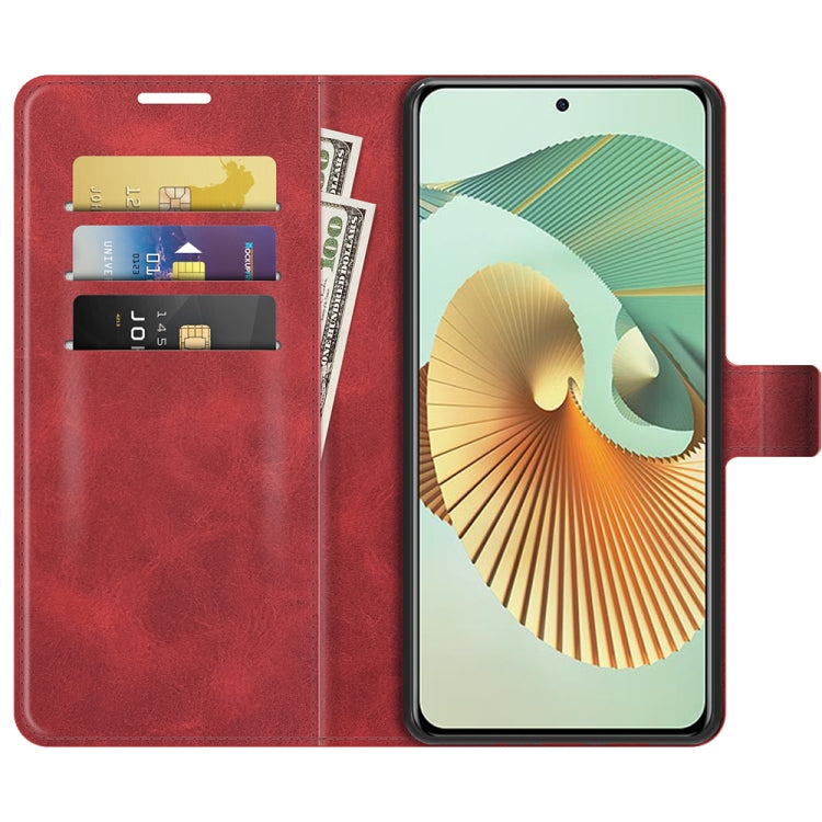 For ZTE Axon 30 Pro Retro Calf Pattern Buckle Horizontal Flip Leather Case with Holder & Card Slots & Wallet