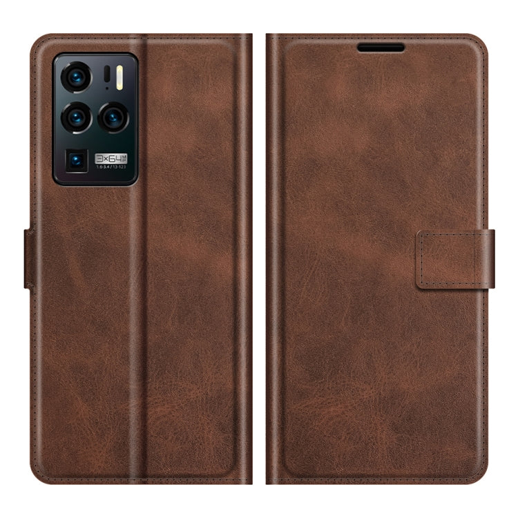 For ZTE Axon 30 Ultra Retro Calf Pattern Buckle Horizontal Flip Leather Case with Holder & Card Slots & Wallet