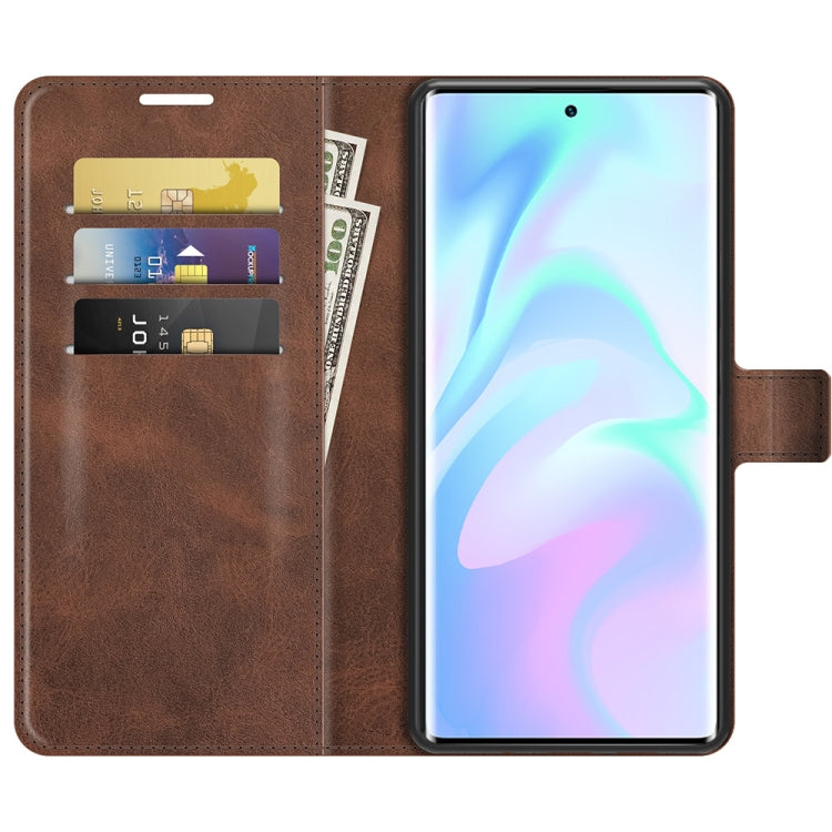 For ZTE Axon 30 Ultra Retro Calf Pattern Buckle Horizontal Flip Leather Case with Holder & Card Slots & Wallet