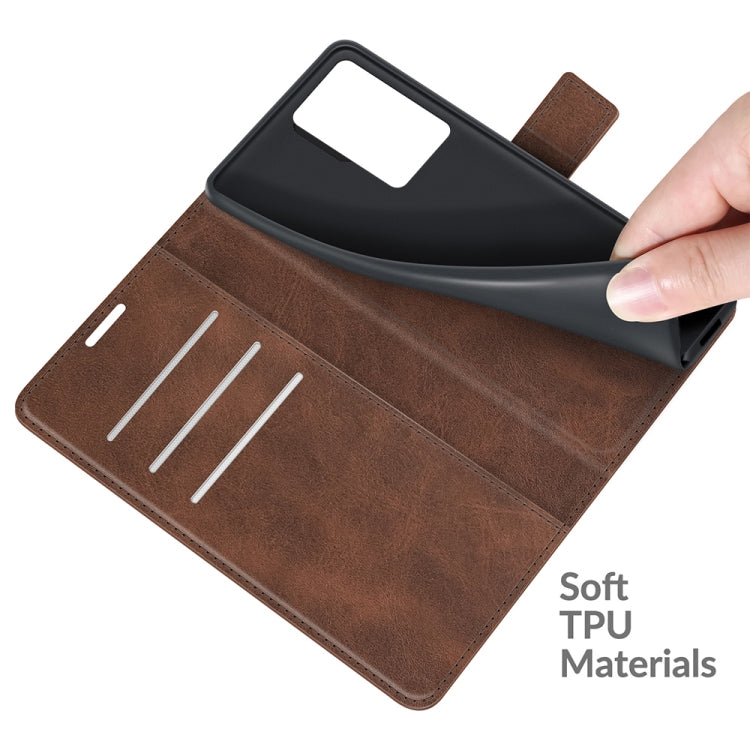 For ZTE Axon 30 Ultra Retro Calf Pattern Buckle Horizontal Flip Leather Case with Holder & Card Slots & Wallet