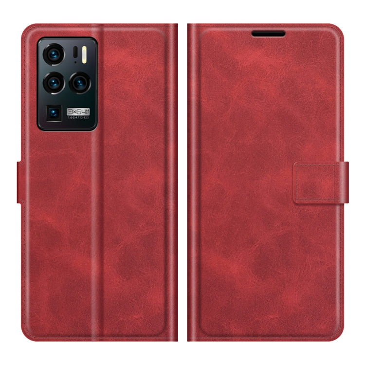 For ZTE Axon 30 Ultra Retro Calf Pattern Buckle Horizontal Flip Leather Case with Holder & Card Slots & Wallet