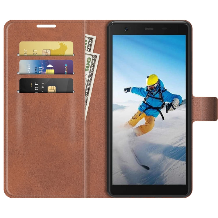 For Blackview BV6300 Pro Retro Calf Pattern Buckle Horizontal Flip Leather Case with Holder & Card Slots & Wallet