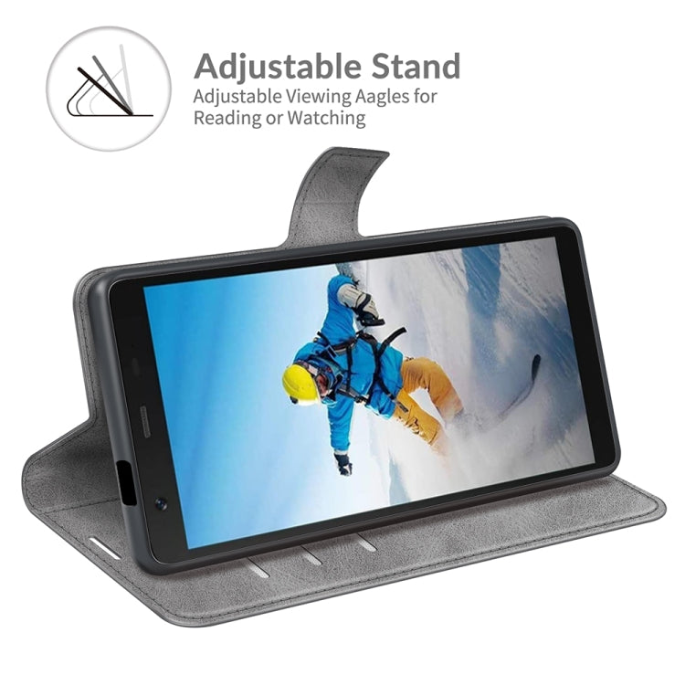 For Blackview BV6300 Pro Retro Calf Pattern Buckle Horizontal Flip Leather Case with Holder & Card Slots & Wallet